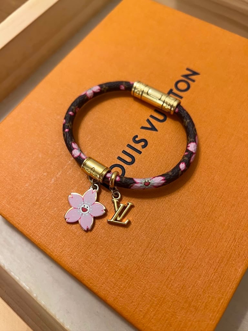 Louis Vuitton x Takashi Murakami Cherry Blossom bracelet